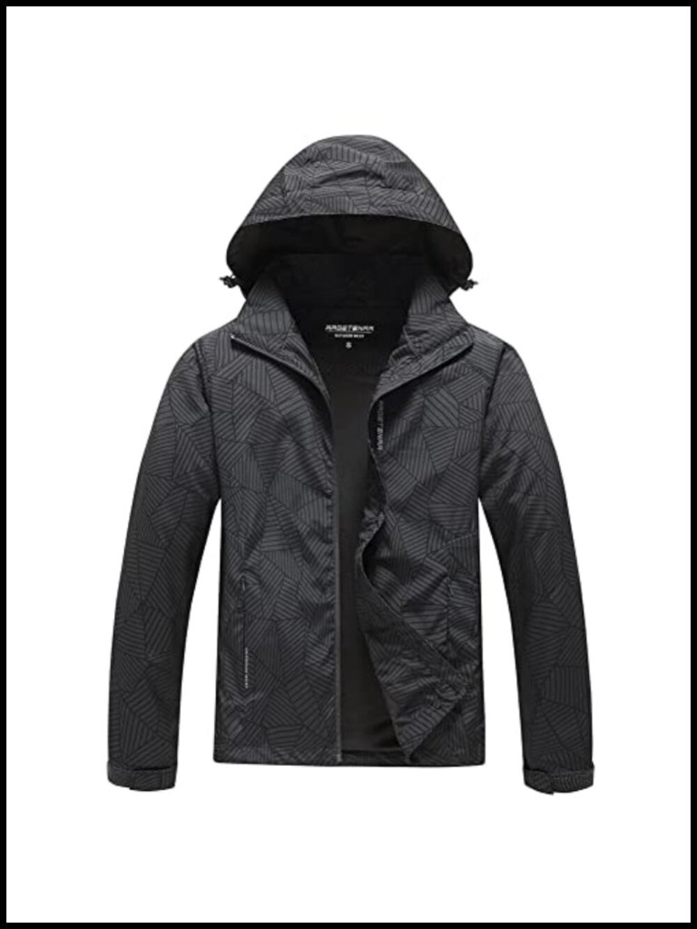 Women's Waterproof Softshell Rain Jacket Hooded Lightweight Windbreaker